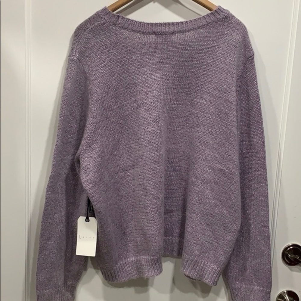 Leith Lavender Sparkle Sweater - Picture 4 of 4